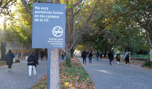 UC libre de Humo, conmemorando el dia mundial sin fumar